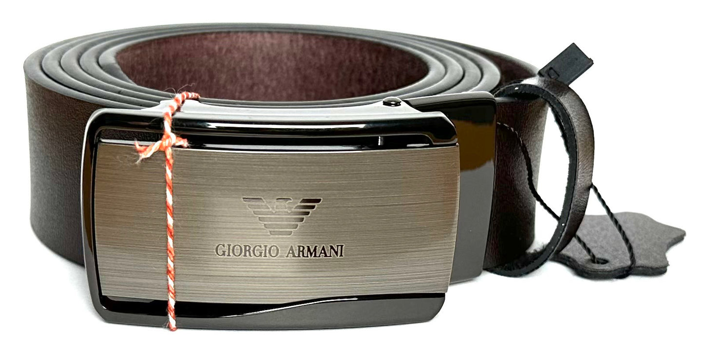 Giorgio Armani Gürtel – Braun, Schnallendesign 2